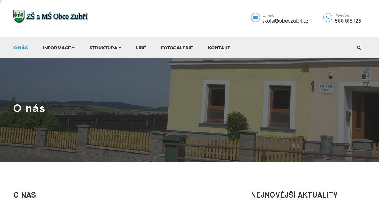 Stránky školy a školky dostaly nový kabát